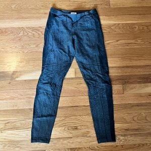 Splendid fleece leggings with side details